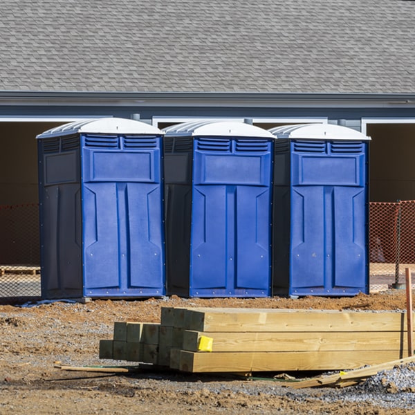 can i customize the exterior of the porta potties with my event logo or branding in Rancho Chico Texas